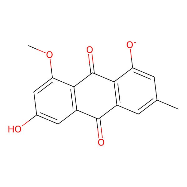 2D Structure of Questin-2-olate 2D Structure of Questin-2-olate