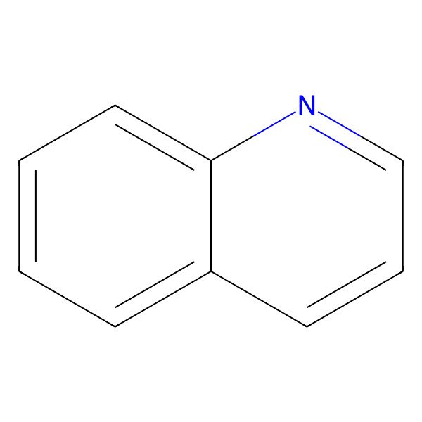 2D Structure of Quinoline 2D Structure of Quinoline