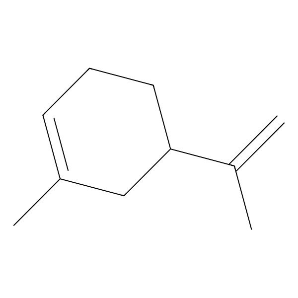 2D Structure of (R)-1-Methyl-5-(1-methylvinyl)cyclohexene