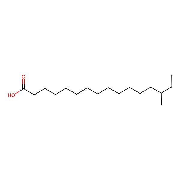 2D Structure of (R)-14-Methylhexadecanoic acid