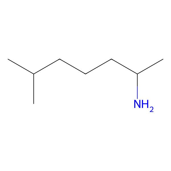 2D Structure of (R)-1,5-Dimethylhexylamine 2D Structure of (R)-1,5-Dimethylhexylamine