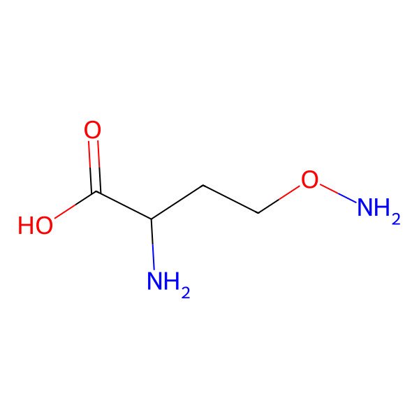 2D Structure of (R)-2-Amino-4-(aminooxy)butanoic acid 2D Structure of (R)-2-Amino-4-(aminooxy)butanoic acid