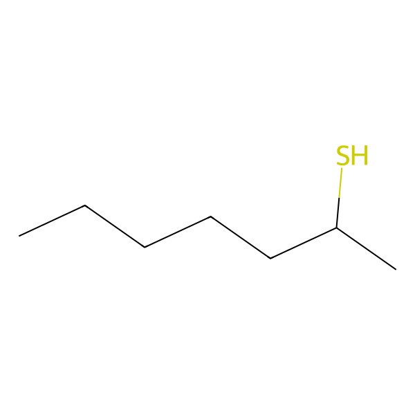 2D Structure of (R)-2-Heptanethiol