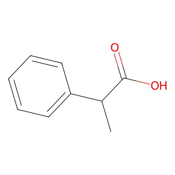 2D Structure of (R)-2-phenylpropanoic acid