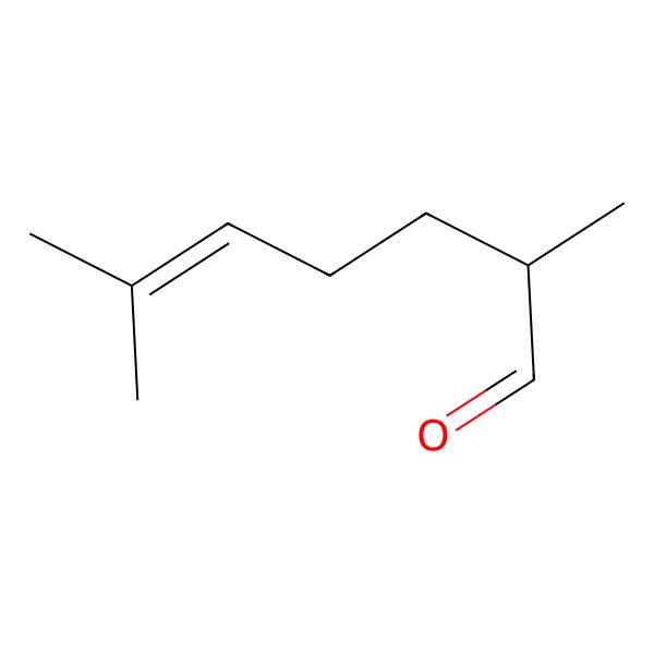 2D Structure of (R)-2,6-Dimethyl-5-heptenal