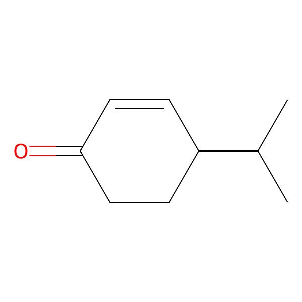 2D Structure of (R)-4-Isopropylcyclohex-2-enone