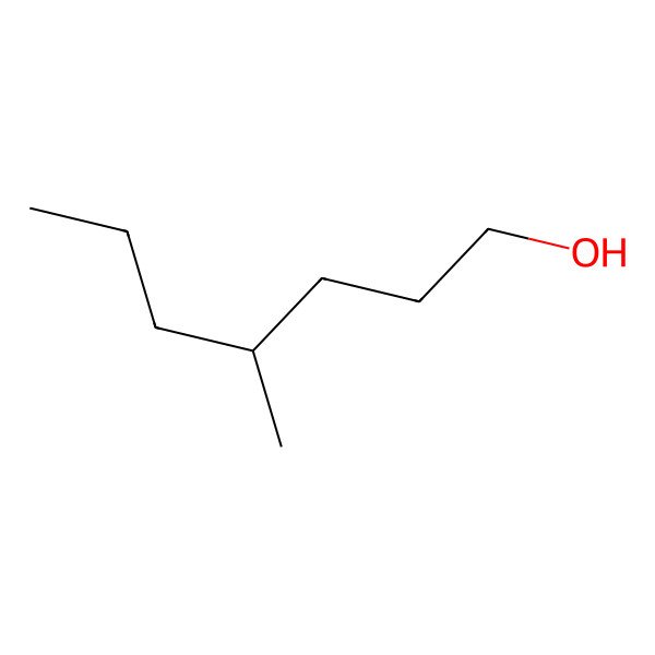 2D Structure of (R)-4-Methyl-1-heptanol