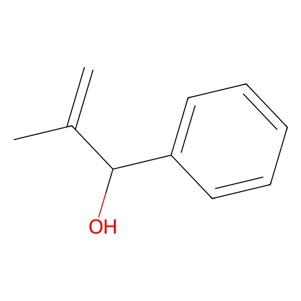 2D Structure of (1R)-2-methyl-1-phenylprop-2-en-1-ol