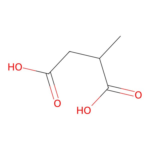 2D Structure of (R)-(+)-Methylsuccinic Acid