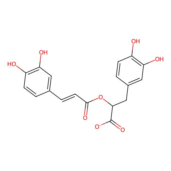 2D Structure of (R)-rosmarinate 2D Structure of (R)-rosmarinate