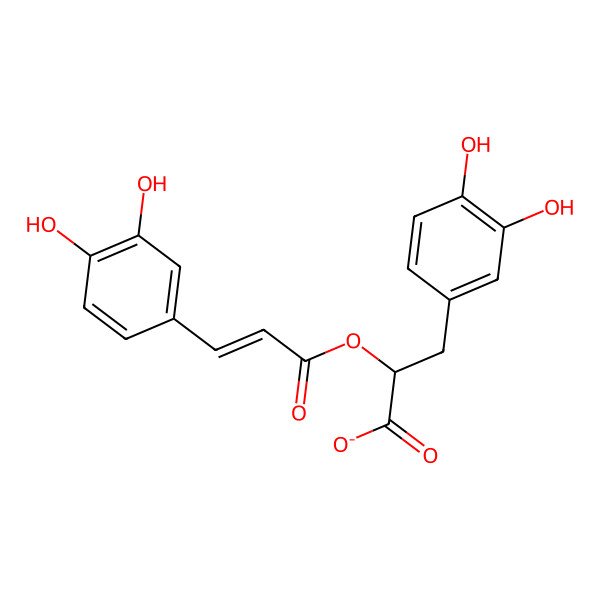 2D Structure of (R)-rosmarinate