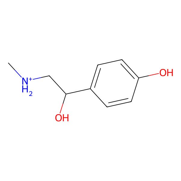 2D Structure of (R)-synephrine