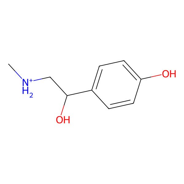 2D Structure of (R)-synephrine 2D Structure of (R)-synephrine