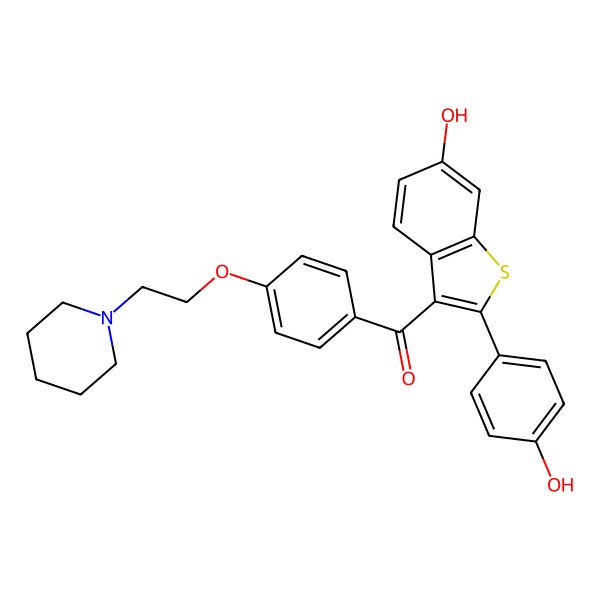 2D Structure of Raloxifene 2D Structure of Raloxifene