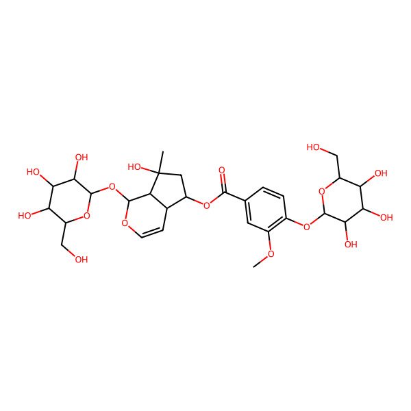 2D Structure of Rehmaglutoside B 2D Structure of Rehmaglutoside B