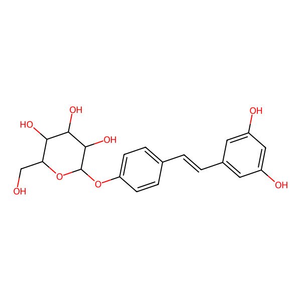 2D Structure of Resveratroloside