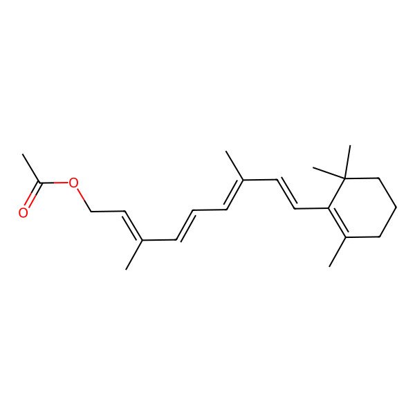 2D Structure of Retinyl acetate