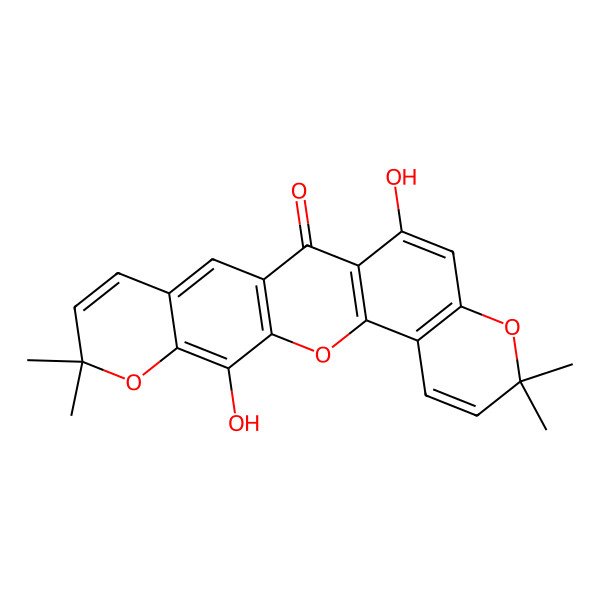 2D Structure of Rheediaxanthone A