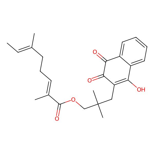 2D Structure of Rhinacanthin-C