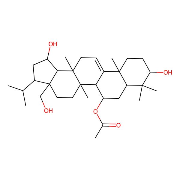 2D Structure of rubiarbonol A 7-acetate