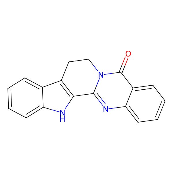 2D Structure of Rutaecarpine