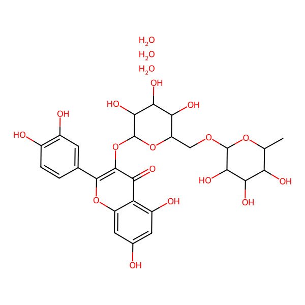 2D Structure of Rutin trihydrate