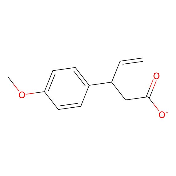 2D Structure of (S)-1-(4-Methoxyphenyl)allylacetate