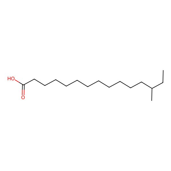 2D Structure of (13S)-13-methylpentadecanoic acid