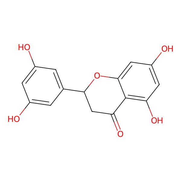 2D Structure of 3',5,5',7-Tetrahydroxyflavanone
