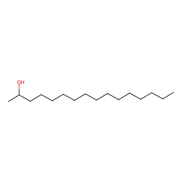 2D Structure of (S)-2-Hexadecanol