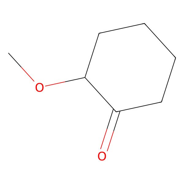 2D Structure of (S)-2-Methoxycyclohexanone