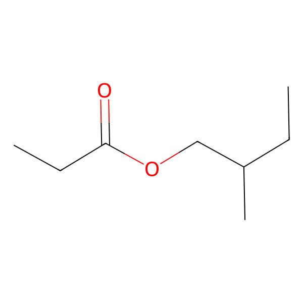 2D Structure of (S)-2-Methyl-1-butanol propionate