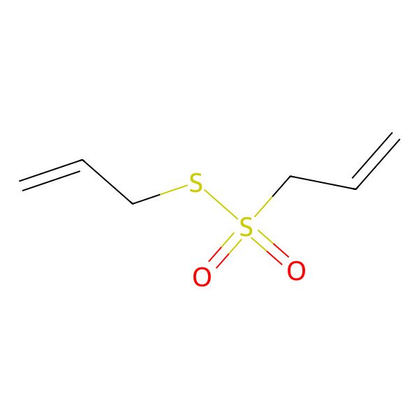 2D Structure of S-2-Propenyl 2-propene-1-sulfonothioate