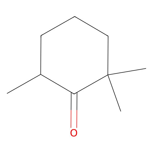 2D Structure of (S)-2,2,6-Trimethylcyclohexanone