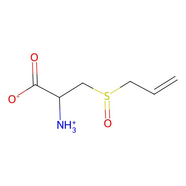 2D Structure of (S)-3-(Allylsulphinyl)-L-alanine