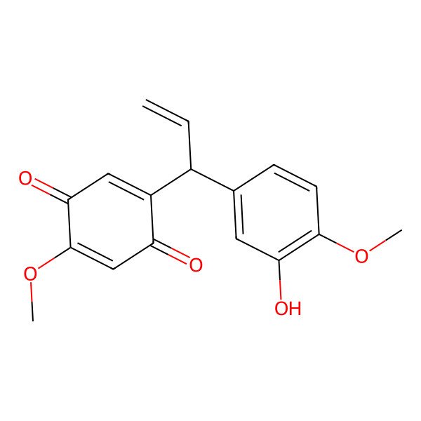2D Structure of S-3'-Hydroxy-4,4'-Dimethoxydalbergione