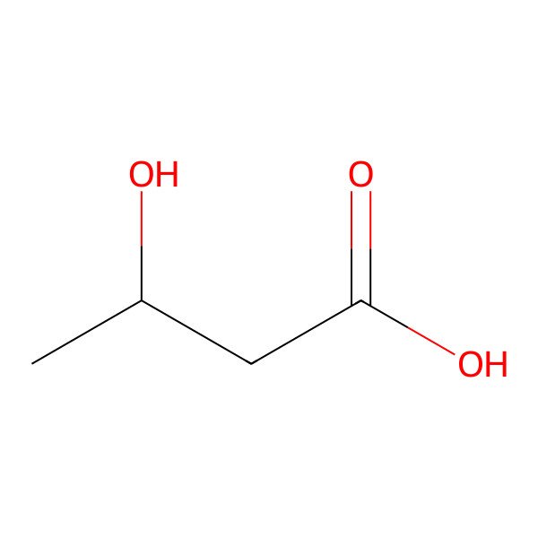 2D Structure of (S)-3-Hydroxybutyric acid 2D Structure of (S)-3-Hydroxybutyric acid