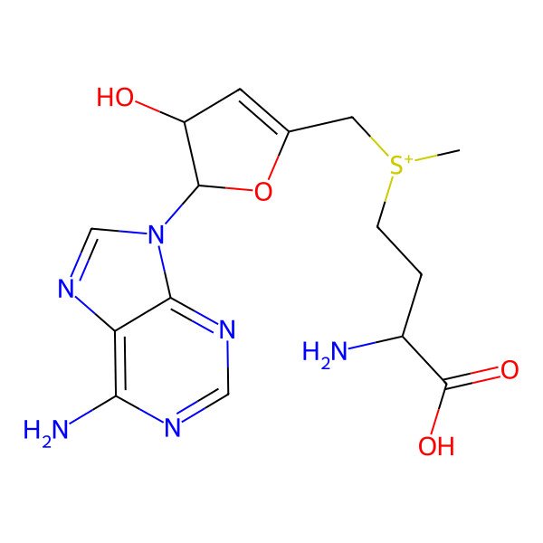 2D Structure of S-3',4'-Anhydroadenosylmethionine