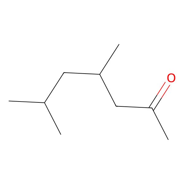 2D Structure of (4S)-4,6-Dimethyl-2-heptanone
