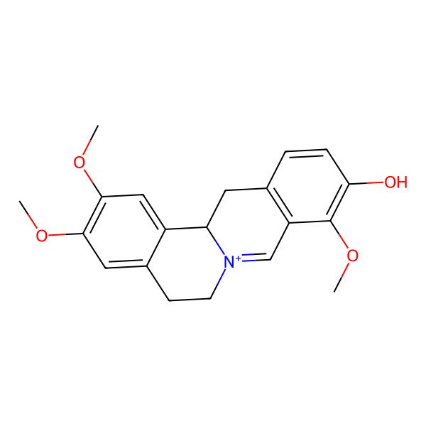 2D Structure of S-(-)-7,8-Didehydrocorydalmine