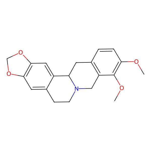 2D Structure of (S)-Canadine