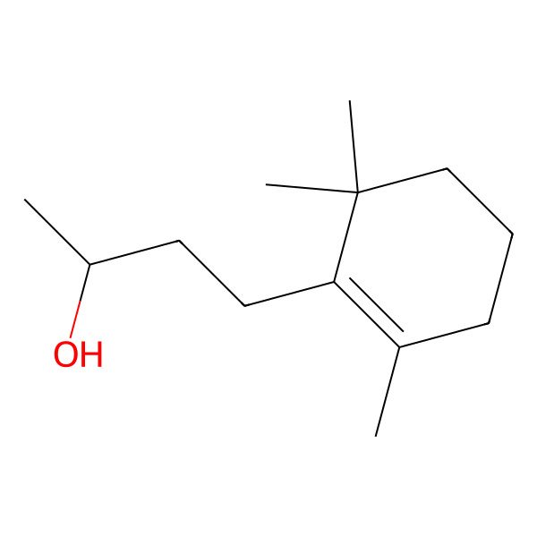 2D Structure of (2S)-4-(2,6,6-trimethylcyclohexen-1-yl)butan-2-ol 2D Structure of (2S)-4-(2,6,6-trimethylcyclohexen-1-yl)butan-2-ol