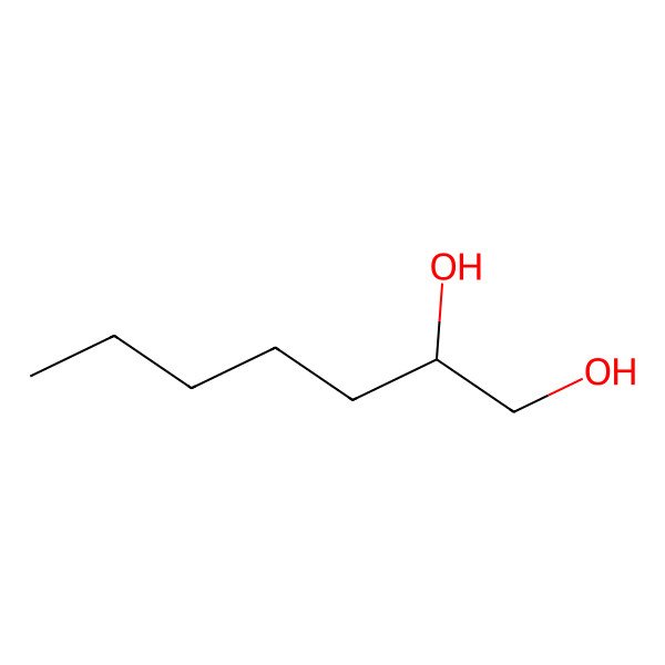 2D Structure of (S)-Heptane-1,2-diol