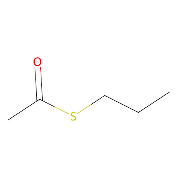 2D Structure of S-propyl thioacetate