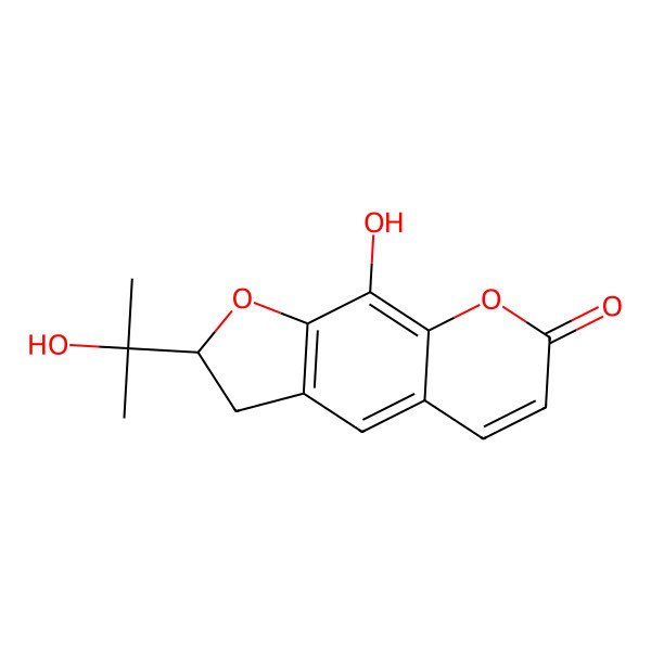 2D Structure of (S)-Rutaretin