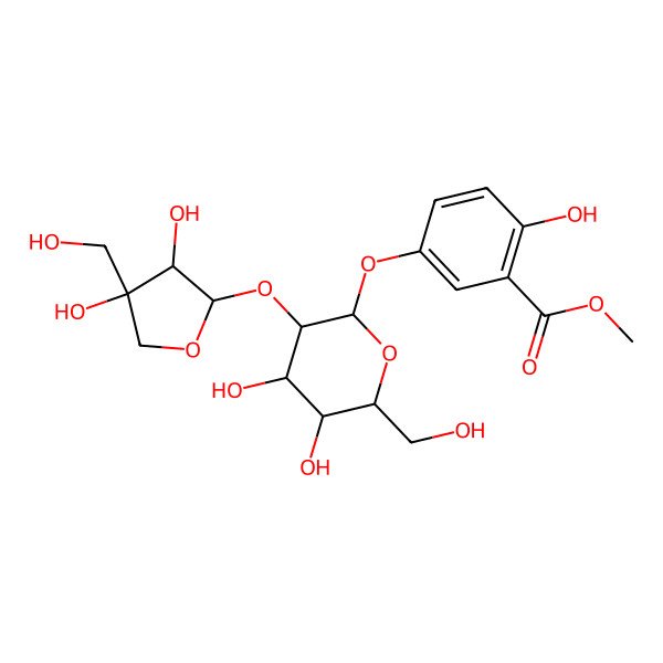 2D Structure of saccharumoside D