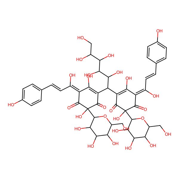 2D Structure of SafflominB