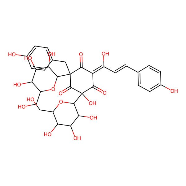 2D Structure of Saffloquinoside B