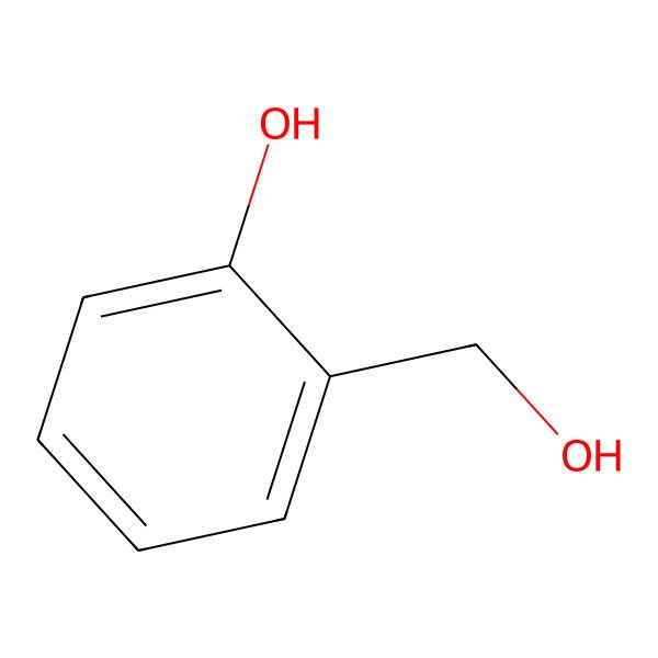 2D Structure of Salicyl alcohol
