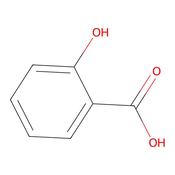 2D Structure of Salicylic Acid
